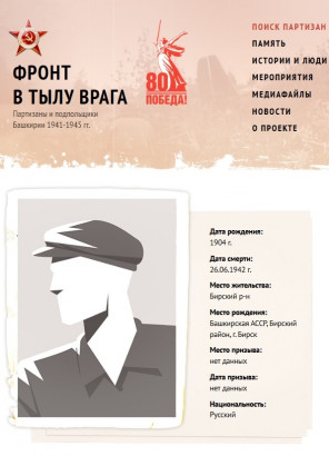 Память о партизане: Чучев Михаил Андриянович